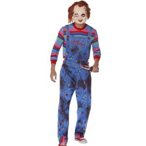 Spirit Halloween Child’s Play Adult Chucky Deluxe Costume | Officially Licensed